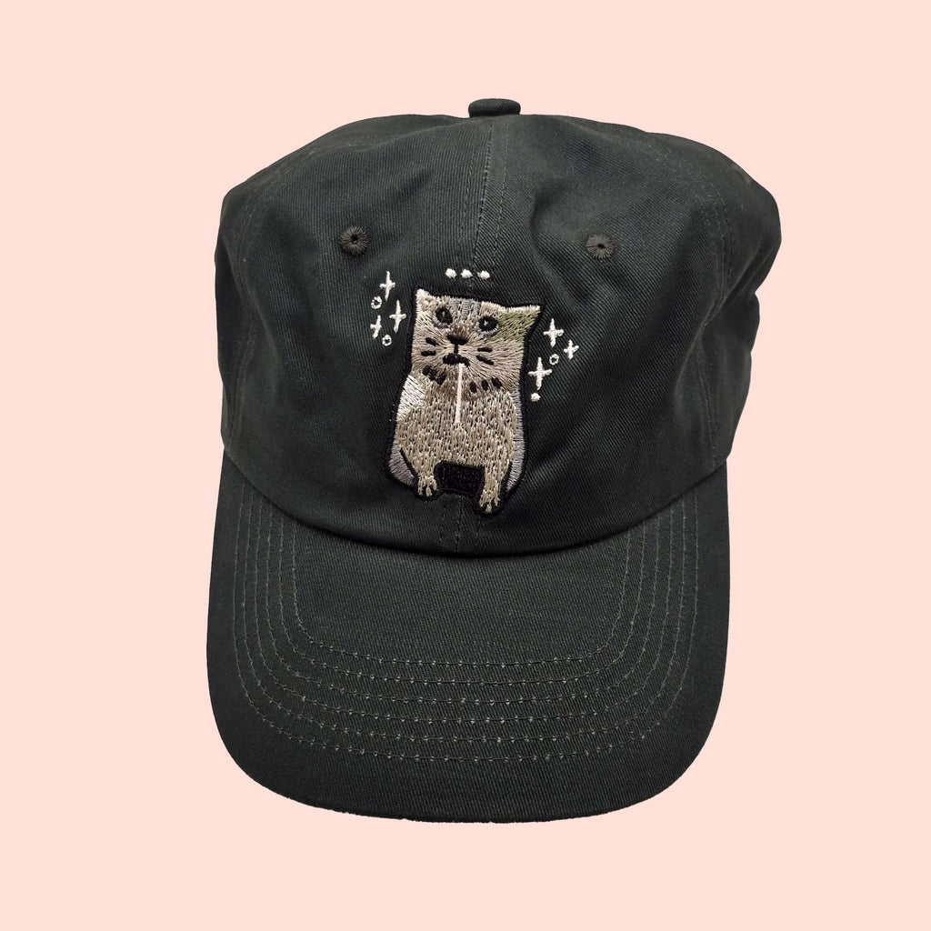 Drool cat hat