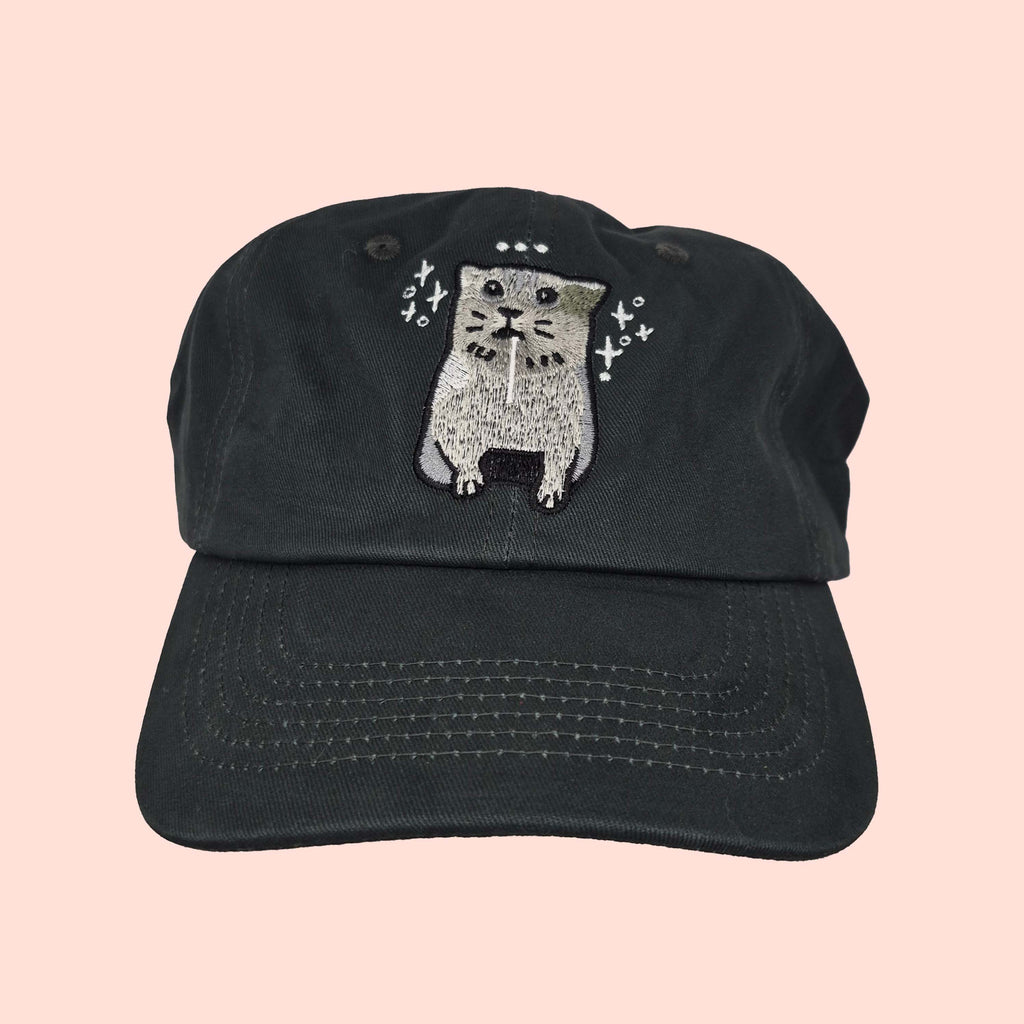 Drool cat hat