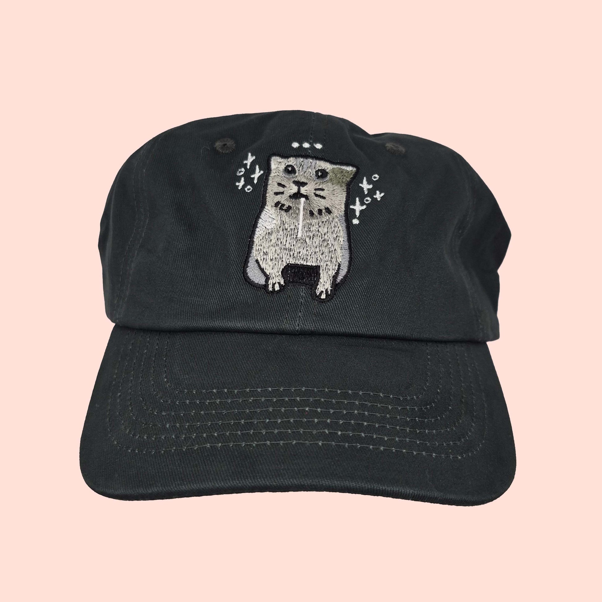 Drool cat hat