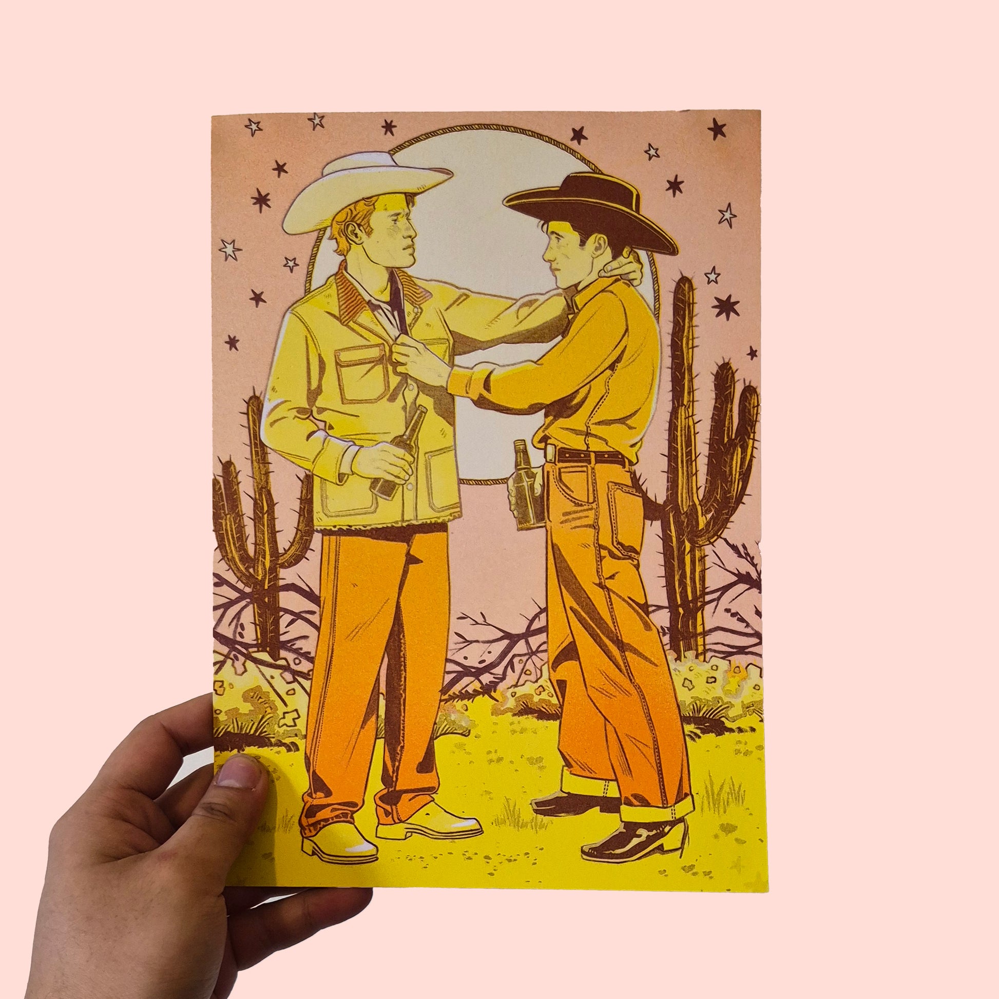 A4 size Risograph print